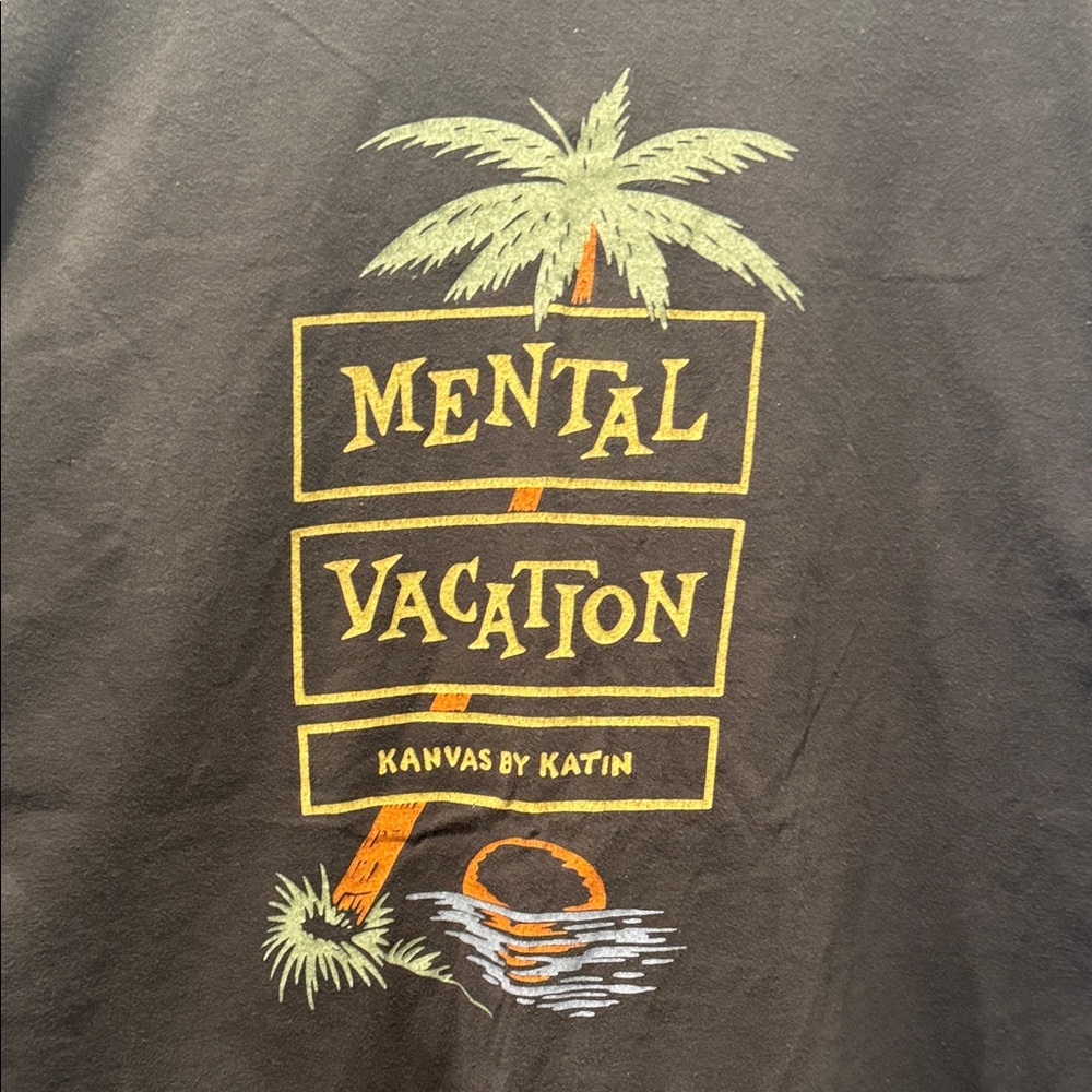 Katin Men's Dark Gray 'Mental Vacation' Tee